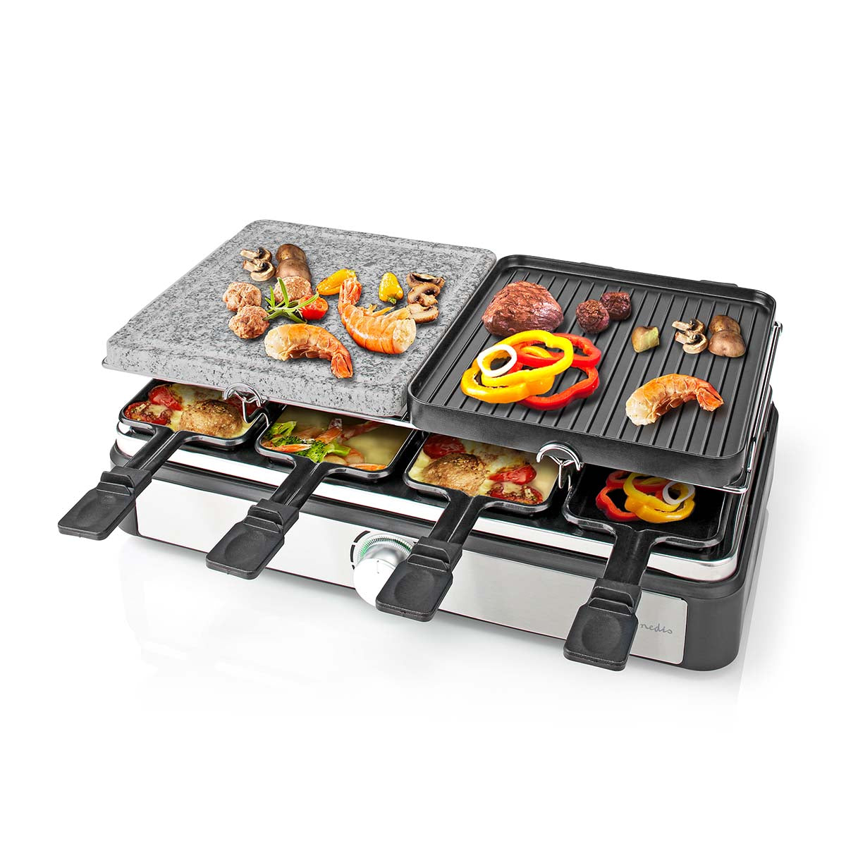 Electrical Raclette Grill BBQ for 10 Person - China Raclette Grill