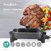 Nedis Electric Skillet Pan - 40 cm - Thick-cast Aluminium Body, 