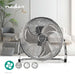 Nedis Floor Fan - 400 mm, 3-Speed, Tiltable, Tiltable - Metal