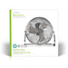 Nedis Floor Fan - 400 mm, 3-Speed, Tiltable, Tiltable - Metal