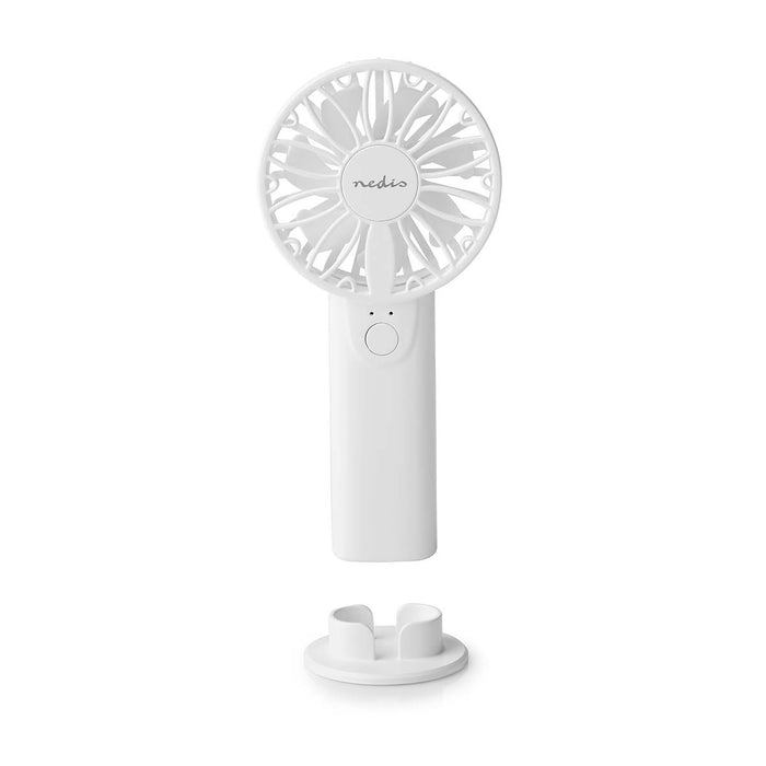 Nedis Hand Fan - 60 mm - 2-Speed - White, 