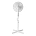 Nedis Stand Fan - Diameter: 400 mm, 3-Speed, Oscillation, Breeze modes: Natural/Sleep - White