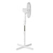 Nedis Stand Fan - Diameter: 400 mm, 3-Speed, Oscillation, Breeze modes: Natural/Sleep - White