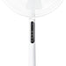 Nedis Stand Fan - Diameter: 400 mm, 3-Speed, Oscillation, Remote control - White