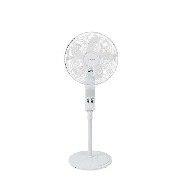 Nedis Smart Fan - Wi-Fi, 400 mm, Adjustable height, Android / IOS - White