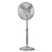 Nedis Stand Fan - Diameter: 400 mm, 3-Speed, Oscillation, No - Chrome