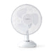 Nedis Table Fan - Mains Powered, Diameter: 230 mm, 22 W, 2-Speed - White