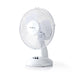 Nedis Table Fan - Mains Powered, Diameter: 230 mm, 22 W, 2-Speed - White