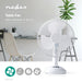 Nedis Table Fan - Mains Powered, Diameter: 300 mm, 35 W, 3-Speed - White