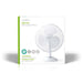 Nedis Table Fan - Mains Powered, Diameter: 400 mm, 45 W, 3-Speed - White