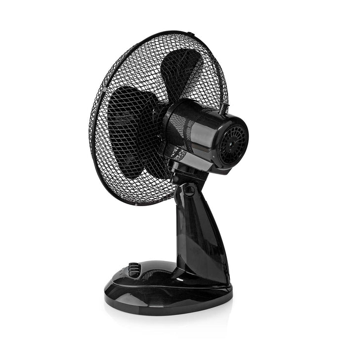 Nedis Table Fan - Mains Powered, Diameter: 300 mm, 35 W, 3-Speed - Black