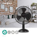 Nedis Table Fan - Mains Powered, Diameter: 300 mm, 35 W, 3-Speed - Black