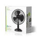 Nedis Table Fan - Mains Powered, Diameter: 300 mm, 35 W, 3-Speed - Black