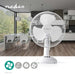 Nedis Table Fan - Mains Powered, Diameter: 300 mm, 35 W, 3-Speed - White