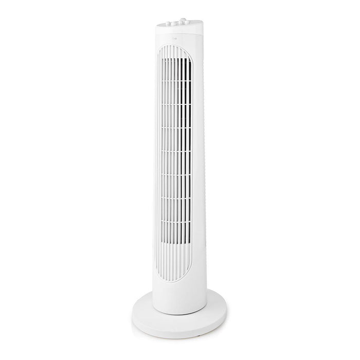 Nedis Tower Fan - 3-Speed, Oscillation, 50 W, 50 W - White