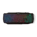 Nedis Gaming Combo Kit - 4-in-1, Keyboard, Headset, Mouse and Mouse Pad, Black / Blue, QWERTY - ES Layout