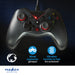 Nedis Gamepad - USB Type-A, USB Powered, PC, Cable length: 1.60 m - Black