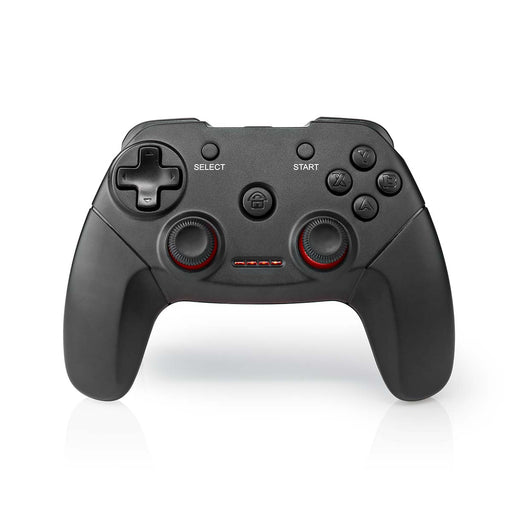 Nedis Gamepad - Wireless, Battery Powered, PC, Cable length: 1.00 m - Black