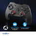 Nedis Gamepad - Wireless, Battery Powered, PC, Cable length: 1.00 m - Black