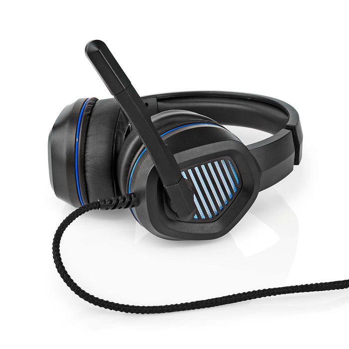 Nedis Gaming Headset - Over-Ear, Surround, USB Type-A, 2.10 m - LED