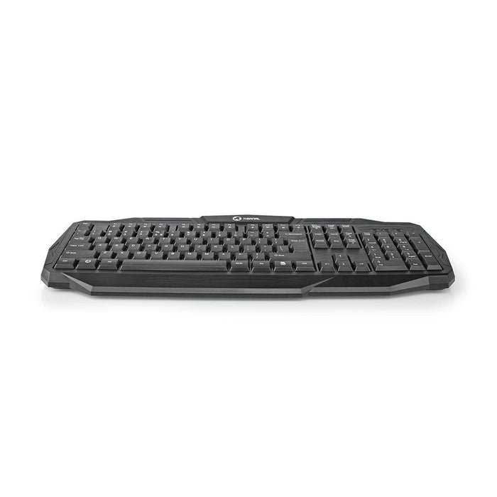 Nedis Wired Gaming Keyboard - USB 2.0, Membrane Keys, LED, Power cable length: 1.50 m - Gaming