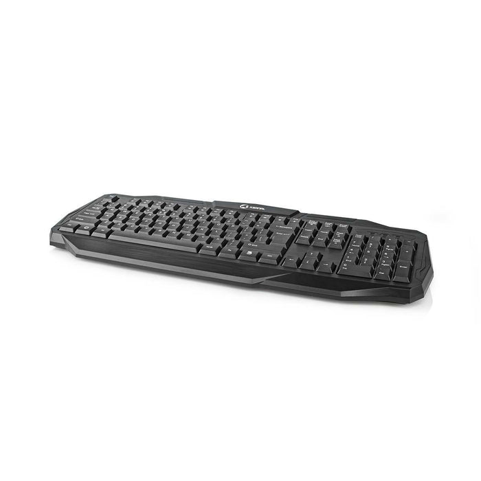 Nedis Wired Gaming Keyboard - USB 2.0, Membrane Keys, LED, Power cable length: 1.50 m - Gaming