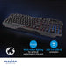 Nedis Wired Gaming Keyboard - USB Type-A, Membrane Keys, LED, Power cable length: 1.30 m - Multimedia