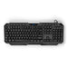 Nedis Wired Gaming Keyboard - USB Type-A, Membrane Keys, LED, Power cable length: 1.30 m - Multimedia