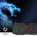 Nedis Wired Gaming Keyboard - USB Type-A, Membrane Keys, LED, Power cable length: 1.30 m - Multimedia