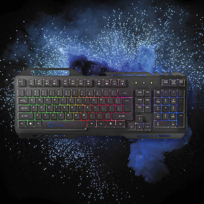 Nedis Wired Gaming Keyboard - USB 2.0, Membrane Keys, LED, Power cable length: 1.50 m - Gaming