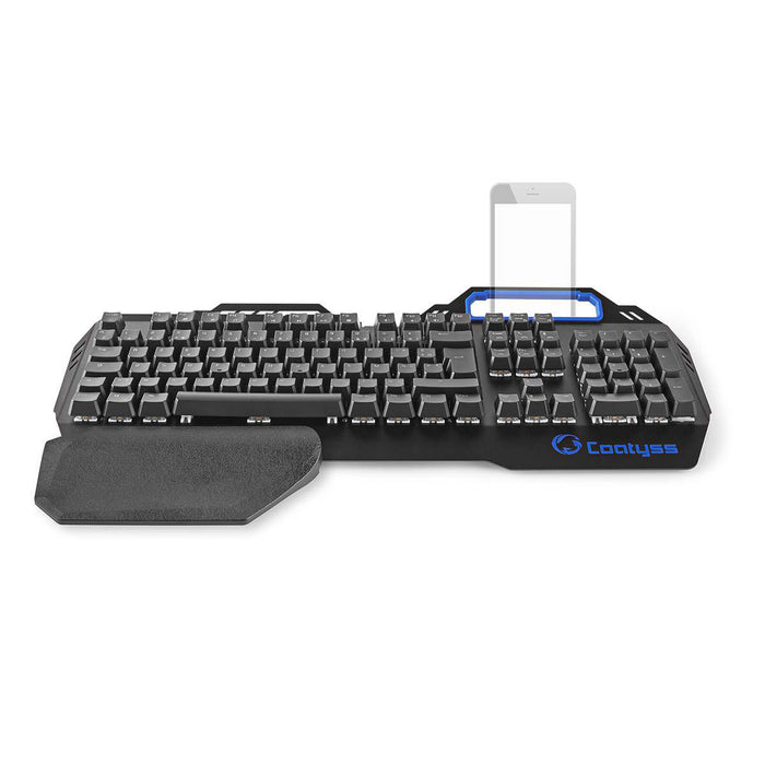 Nedis Wired Gaming Keyboard - USB, Mechanical Keys, RGB, Power cable length: 1.70 m - Gaming