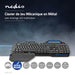 Nedis Wired Gaming Keyboard - USB, Mechanical Keys, RGB, Power cable length: 1.70 m - Gaming