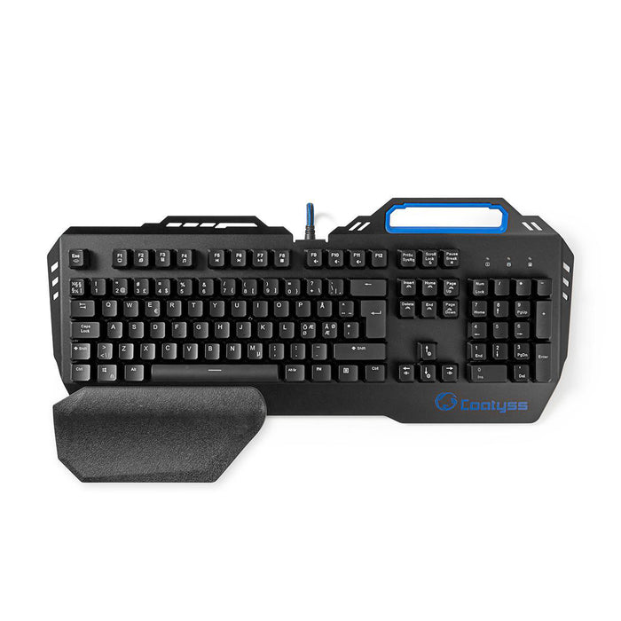 Nedis Wired Gaming Keyboard - USB, Mechanical Keys, RGB, Power cable length: 1.70 m - Gaming