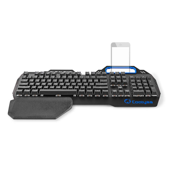 Nedis Wired Gaming Keyboard - USB, Mechanical Keys, RGB, Power cable length: 1.70 m - Gaming