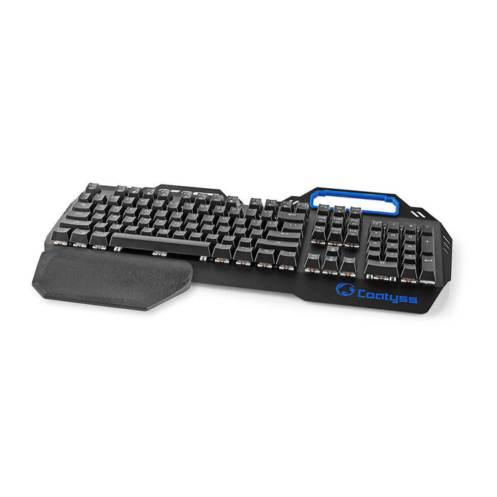 Nedis Wired Gaming Keyboard - USB, Mechanical Keys, RGB, Power cable length: 1.70 m - Gaming