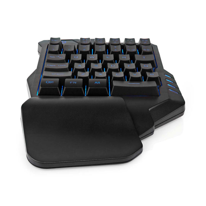 Nedis Wired Gaming Keyboard - USB Type-A, Membrane Keys, RGB, Power cable length: 1.60 m - Gaming