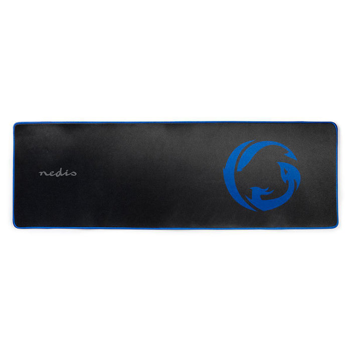 Nedis Gaming Mouse Pad - Microfiber / Rubber - Black, 