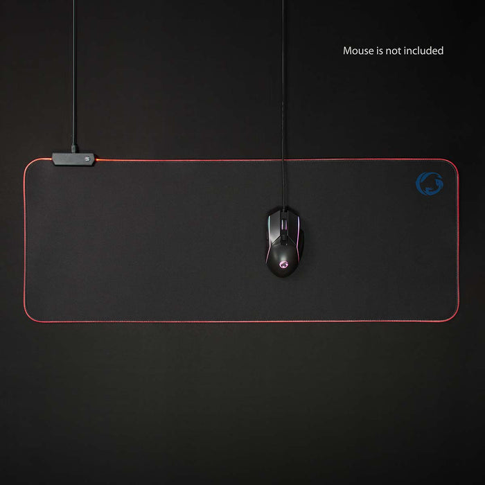 Nedis Gaming Mouse Pad - Microfiber / Rubber - Black, 