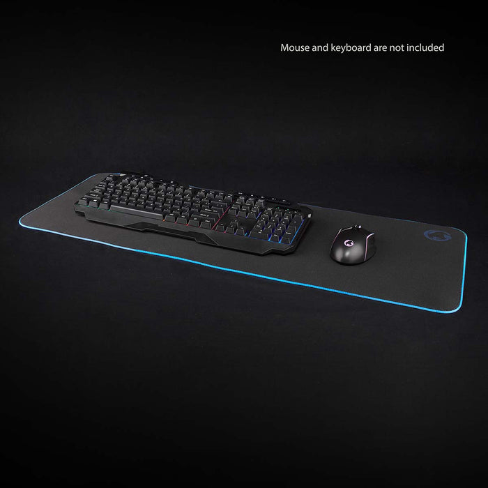 Nedis Gaming Mouse Pad - Microfiber / Rubber - Black, 