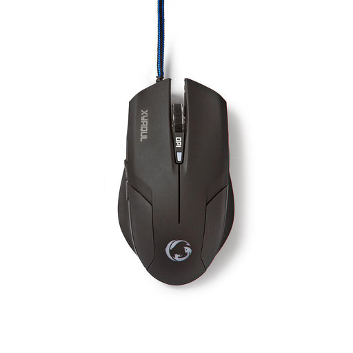 Nedis Gaming Mouse - Wired, 800 / 1200 / 1600 dpi, Adjustable DPI, 1.50 m - LED