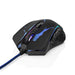 Nedis Gaming Mouse - Wired, 1200 / 1800 / 2400 / 3600 dpi, Adjustable DPI, 1.50 m - LED