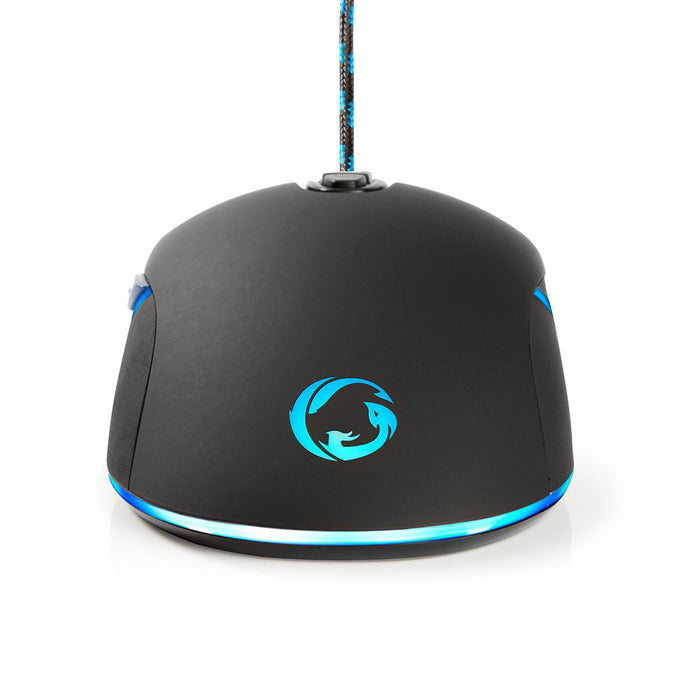 Nedis Gaming Mouse - Wired, 4000 dpi, Adjustable DPI, 1.80 m - RGB