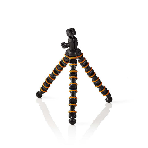 Nedis Gorilla Tripod - Maximum load capacity: 2.5 kg, 30.0 cm, 9 Segments, ABS / Plastic - Black / Orange