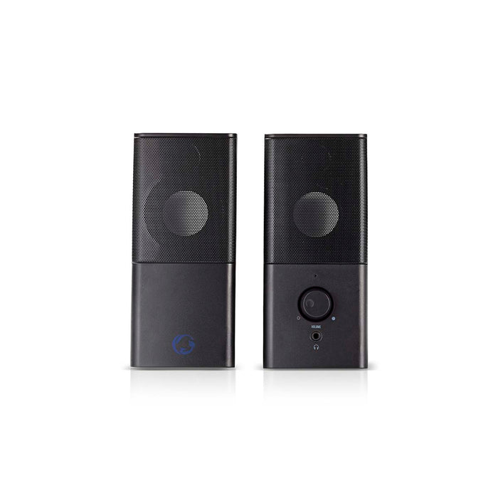 Nedis Gaming Speaker - Speaker channels: 2.0, USB Powered, 3.5 mm Male, Volume control - Connection output: 1x 3.5 mm Audio Out