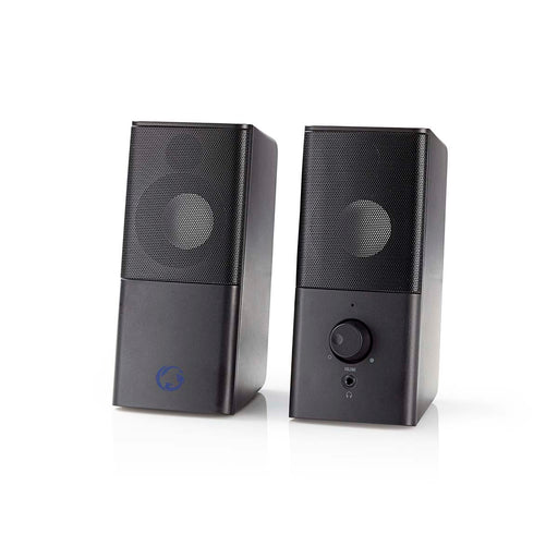 Nedis Gaming Speaker - Speaker channels: 2.0, USB Powered, 3.5 mm Male, Volume control - Connection output: 1x 3.5 mm Audio Out