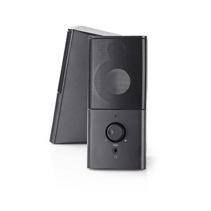 Nedis Gaming Speaker - Speaker channels: 2.0, USB Powered, 3.5 mm Male, Volume control - Connection output: 1x 3.5 mm Audio Out