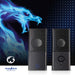 Nedis Gaming Speaker - Speaker channels: 2.0, USB Powered, 3.5 mm Male, Volume control - Connection output: 1x 3.5 mm Audio Out