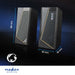 Nedis Gaming Speaker - Speaker channels: 2.0, USB Powered, 3.5 mm Male, LED - Volume control