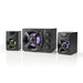 Nedis Gaming Speaker - Speaker channels: 2.1, USB Powered, 3.5 mm Male, LED - Volume control