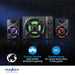 Nedis Gaming Speaker - Speaker channels: 2.1, USB Powered, 3.5 mm Male, LED - Volume control